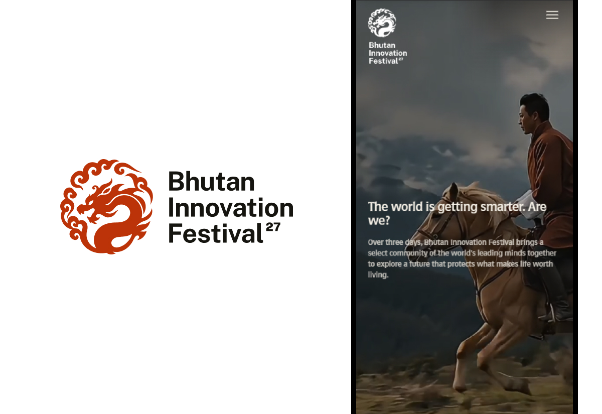 Bhutan Innovation Festival 2027 branding and website