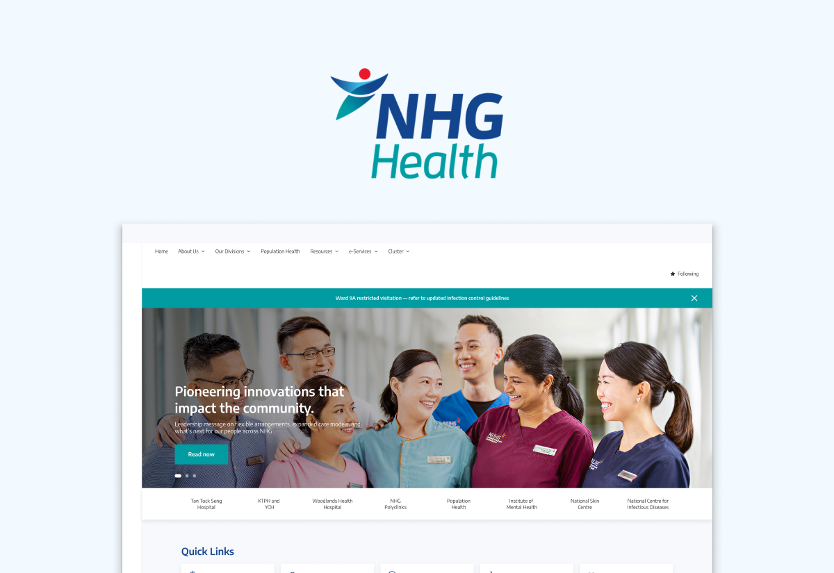 NHG Health Intranet redesign